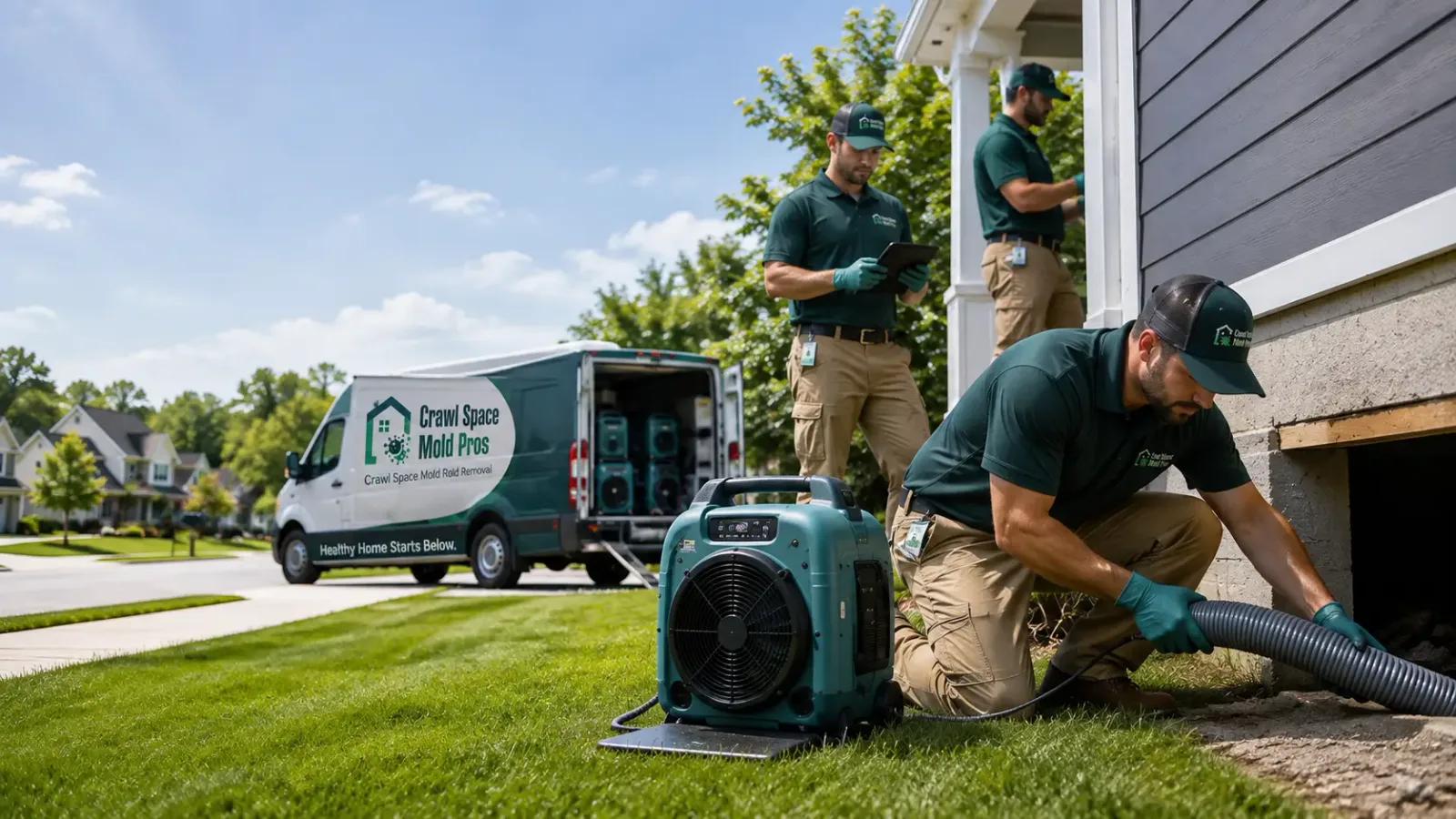 Crawl Space Mold Removal in Clearmont, WY